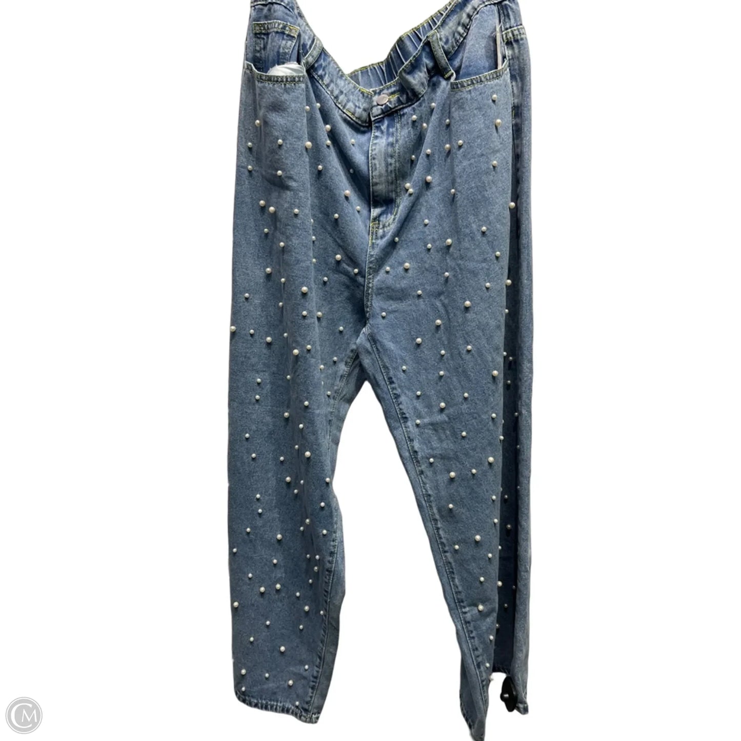 Jeans Straight By Clothes Mentor In Blue Denim, Size: 3x
