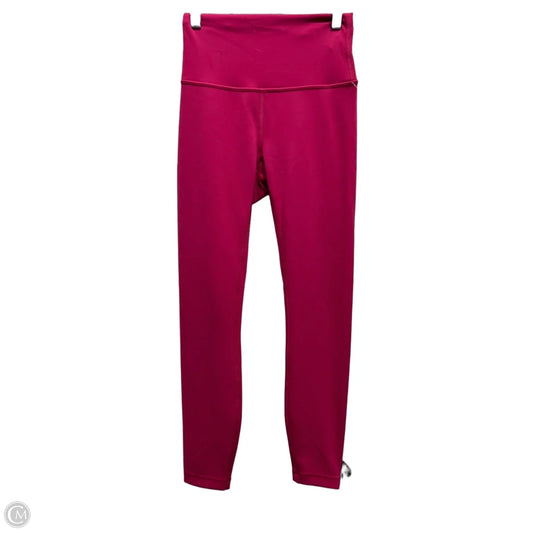 Athletic Leggings Capris By Lululemon In Pink, Size: 4