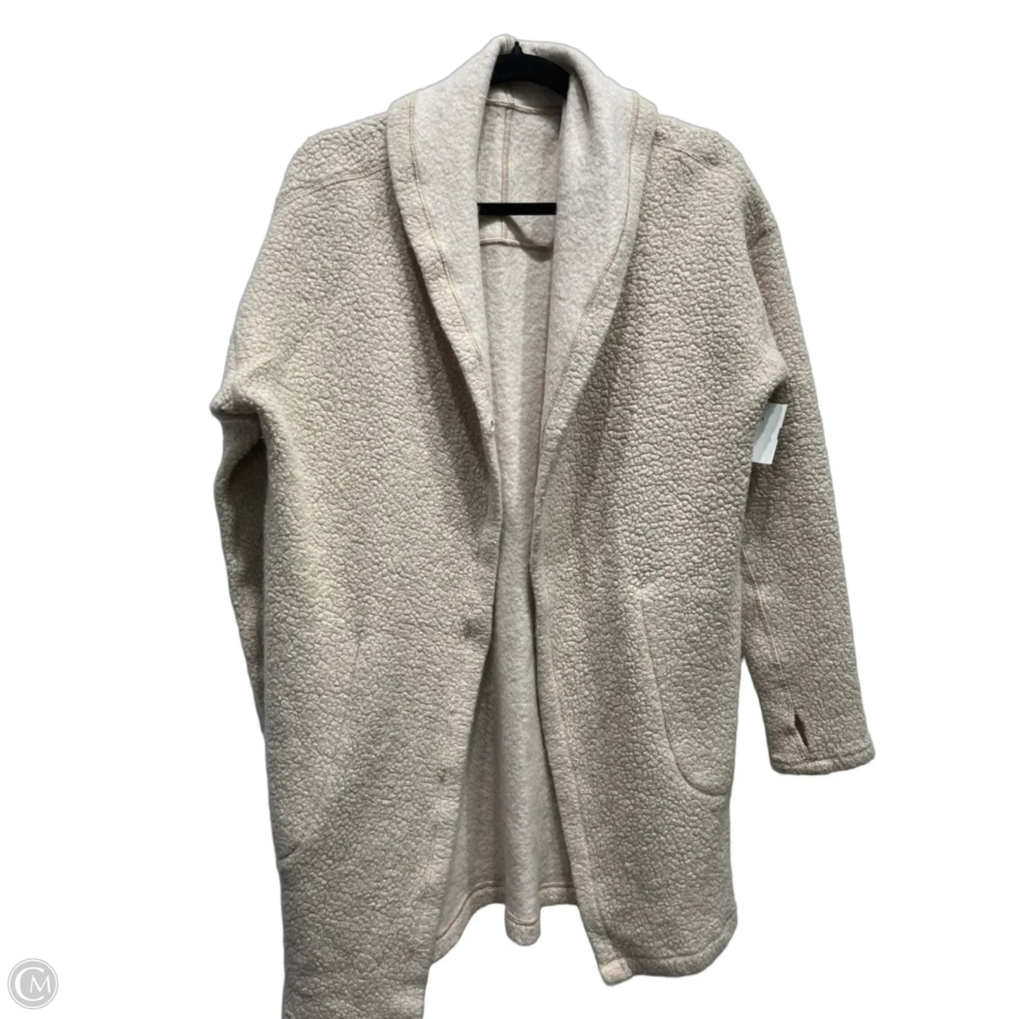 Sweater Cardigan By Lululemon In Cream, Size: S