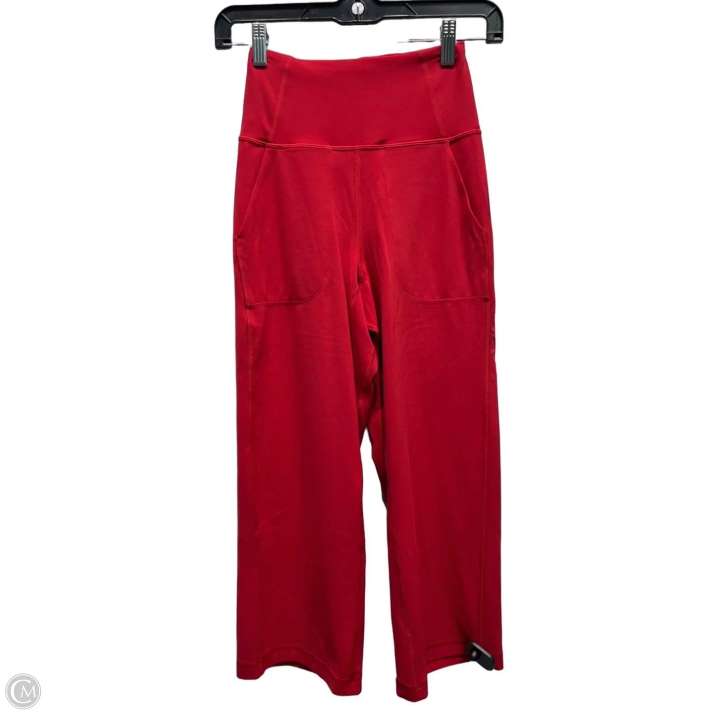 Athletic Leggings Capris By Lululemon In Red, Size: 2