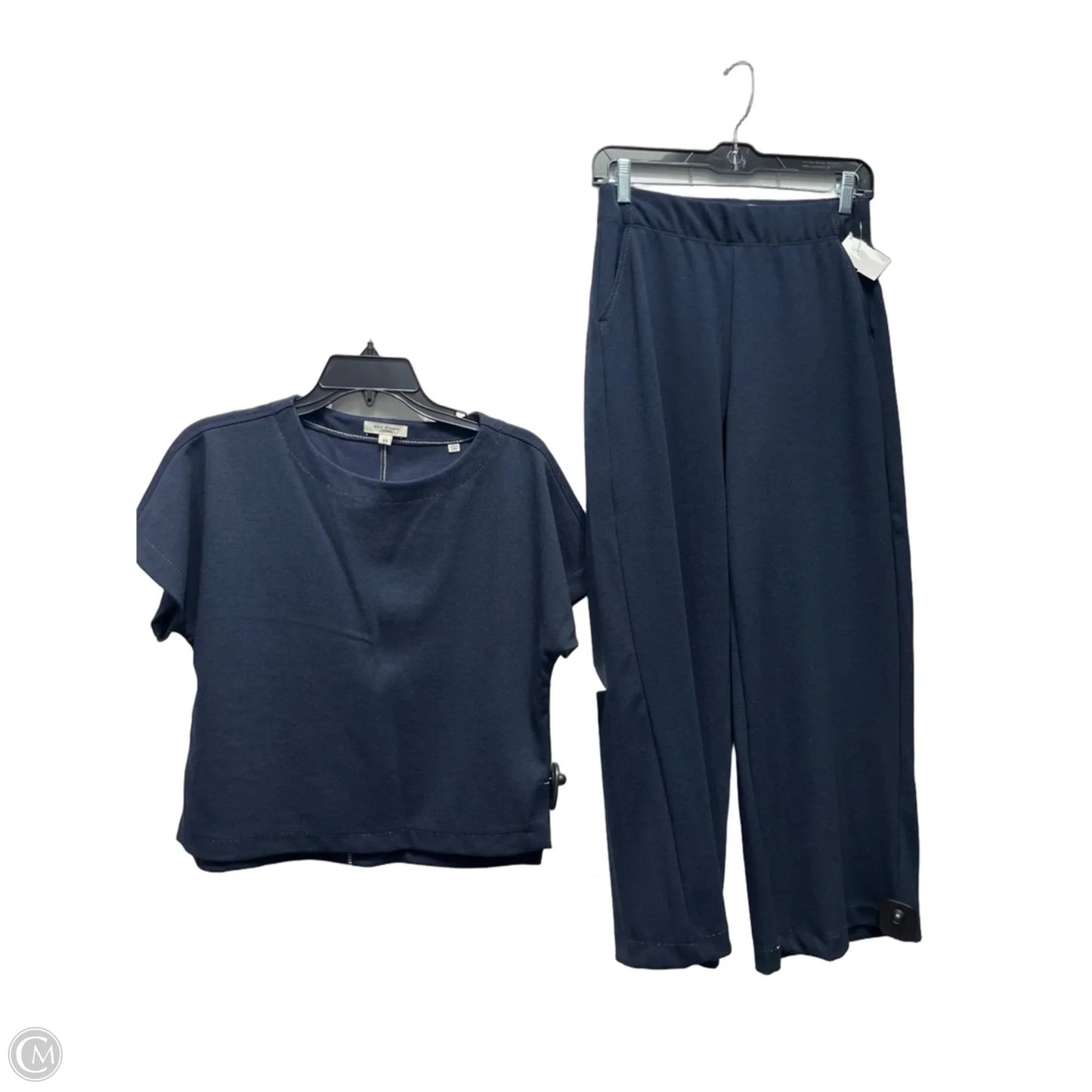 Pants Set 2pc By Max Studio In Navy, Size: Xs