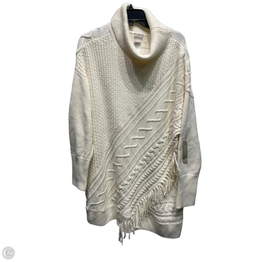 Sweater By Chicos In Cream, Size: Xxl