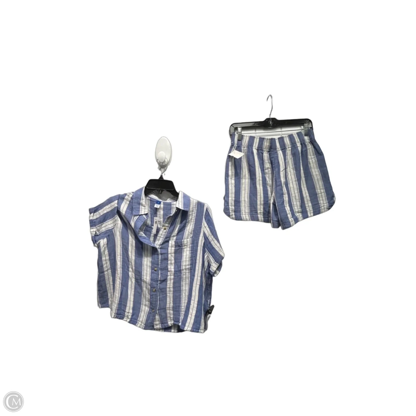 Shorts Set By Old Navy In Blue & White, Size: S