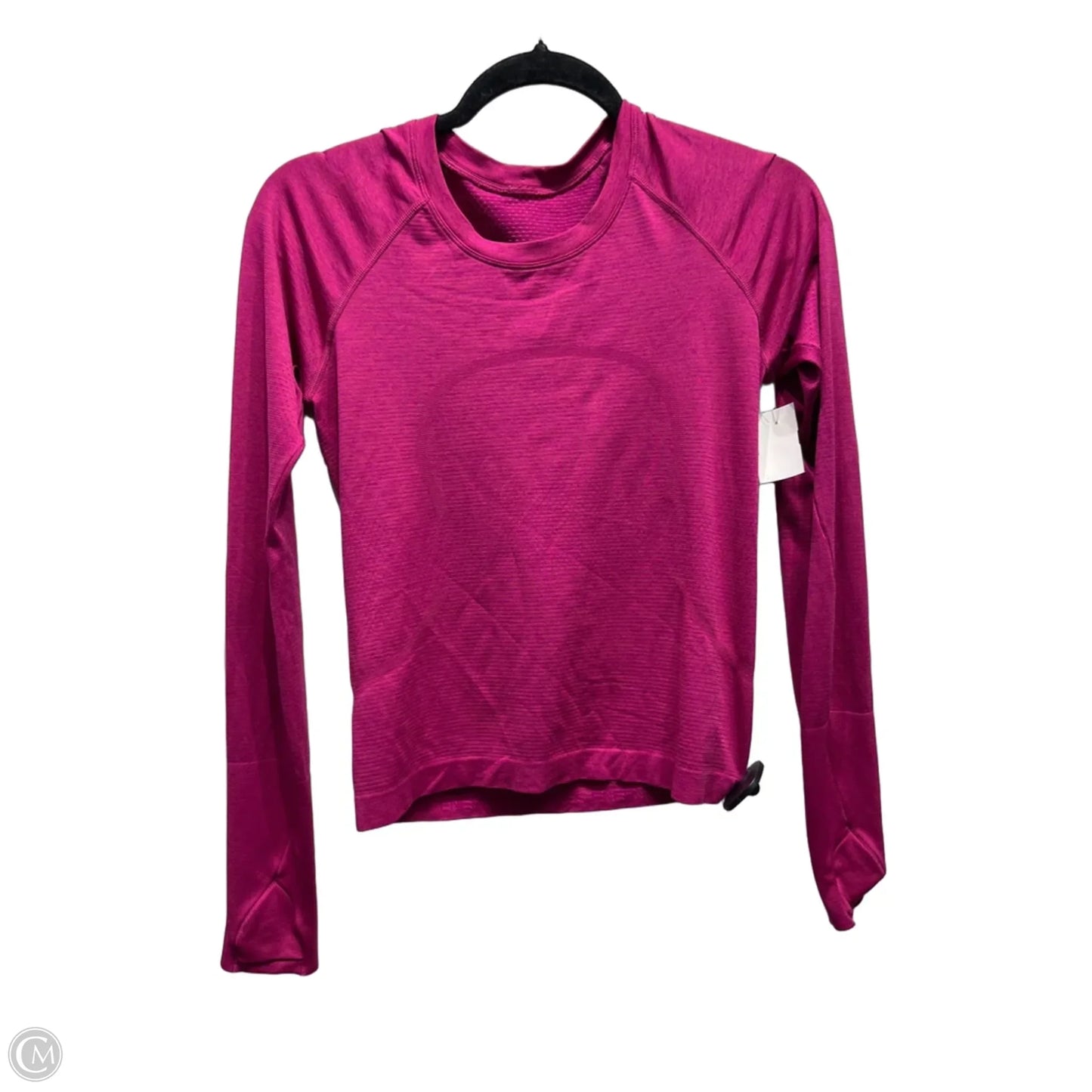 Athletic Top Long Sleeve Crewneck By Lululemon In Pink, Size: 6