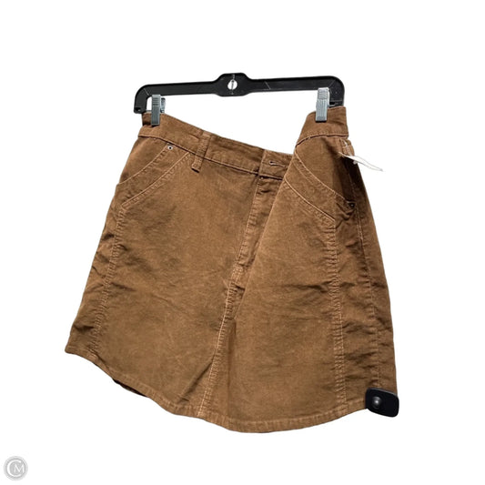 Skirt Mini & Short By Time And Tru In Brown, Size: 18