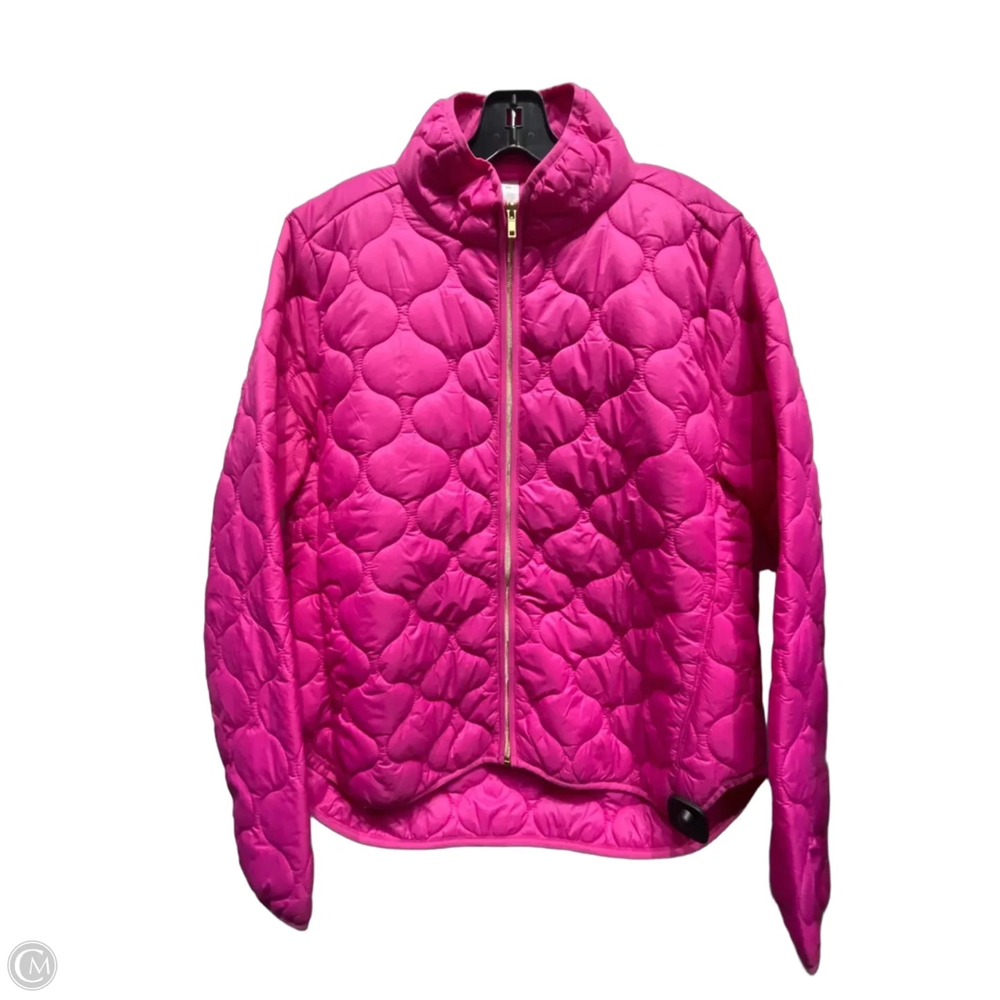 Jacket Puffer & Quilted By Gottex In Pink, Size: Xl