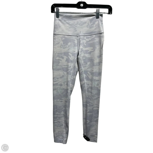 Athletic Leggings By Lululemon In Grey, Size: 4