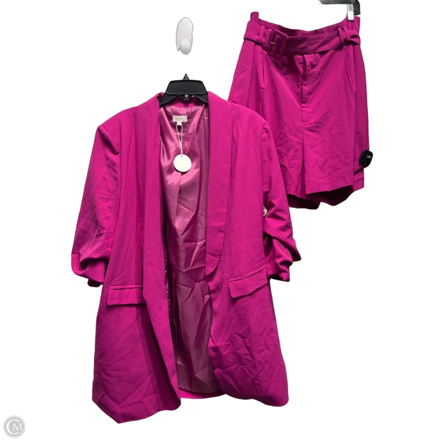 Shorts Set By ODDY In Purple, Size: 3x