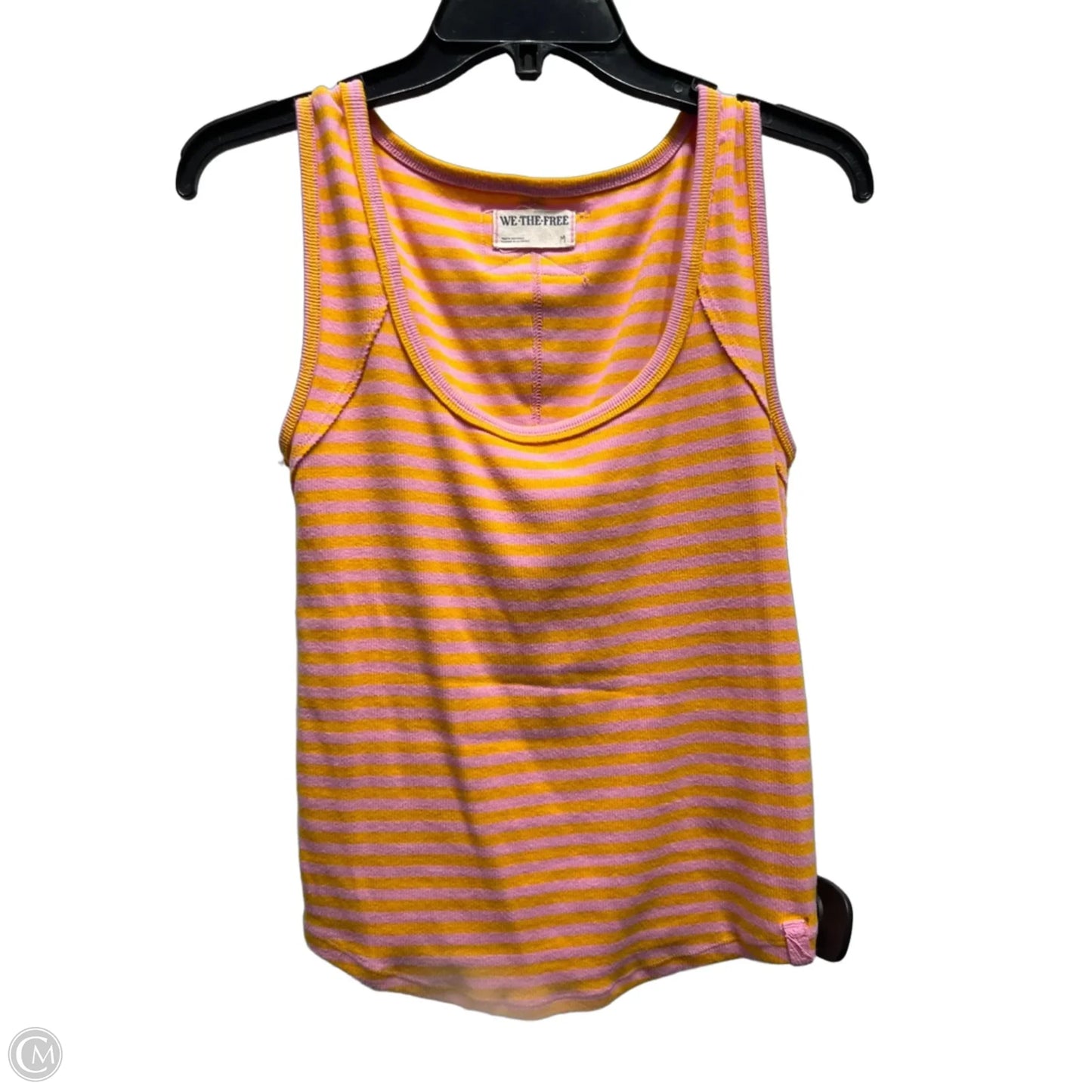 Top Sleeveless By We The Free In Orange & Pink, Size: M
