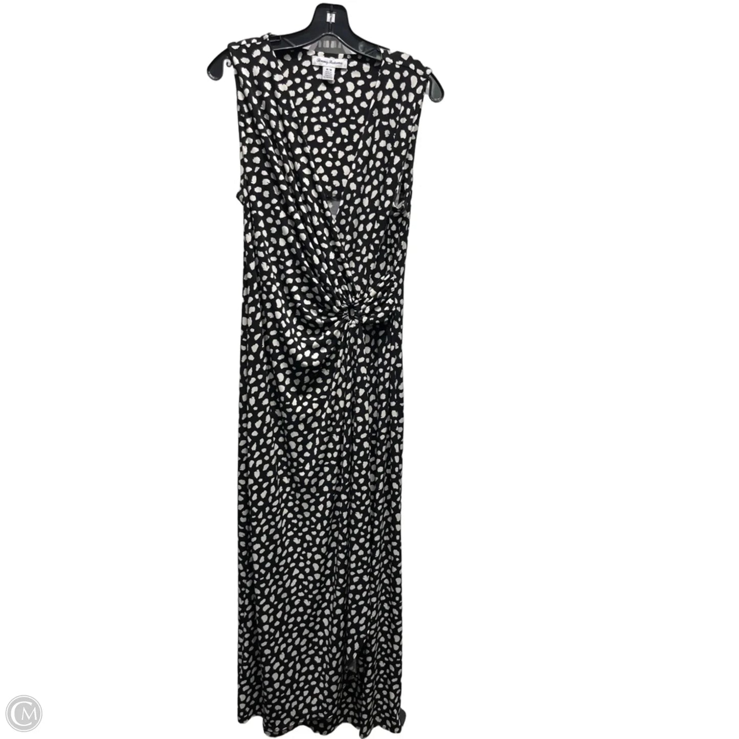 Dress Casual Maxi By Tommy Bahama In Black & White, Size: M