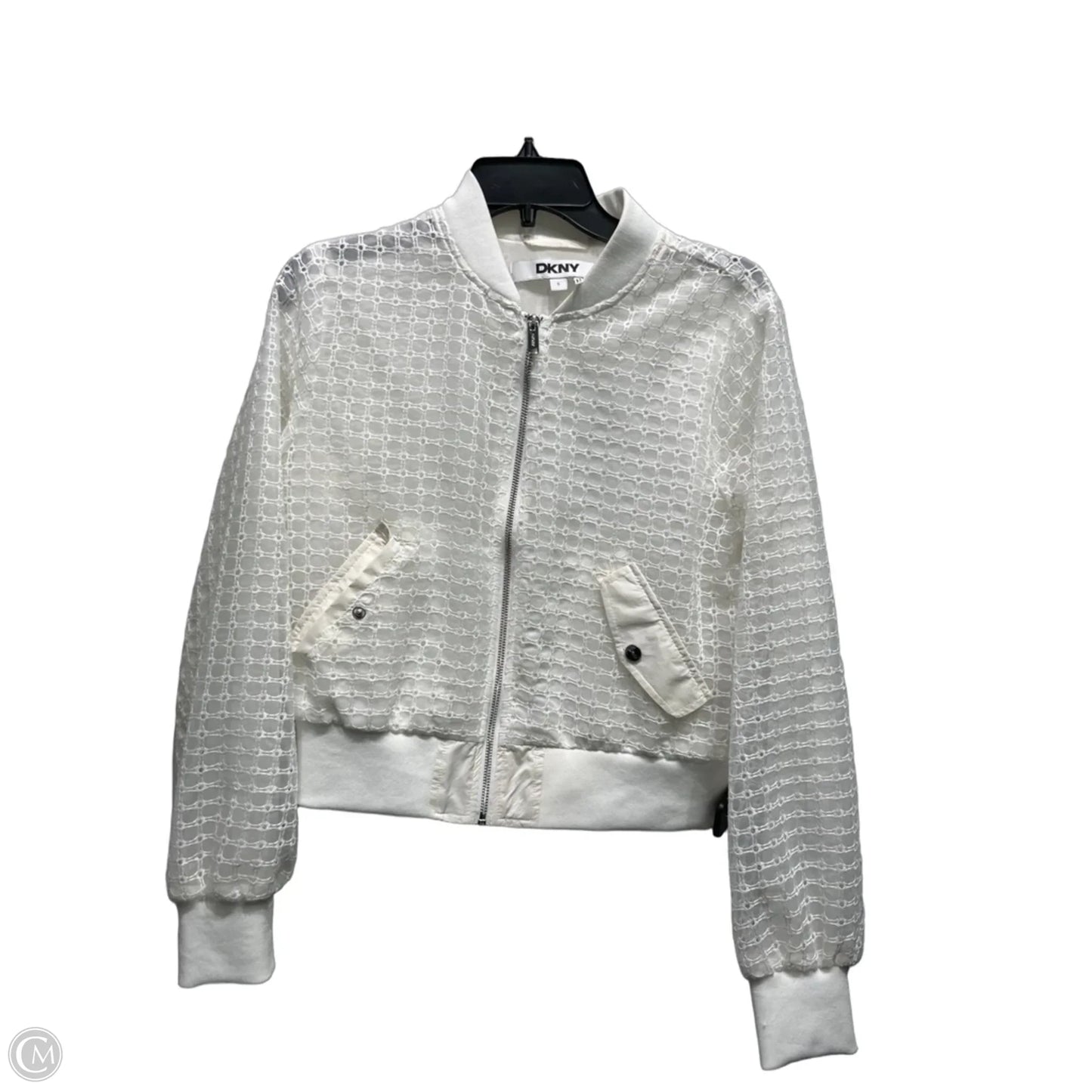 Jacket Other By Dkny In White, Size: S