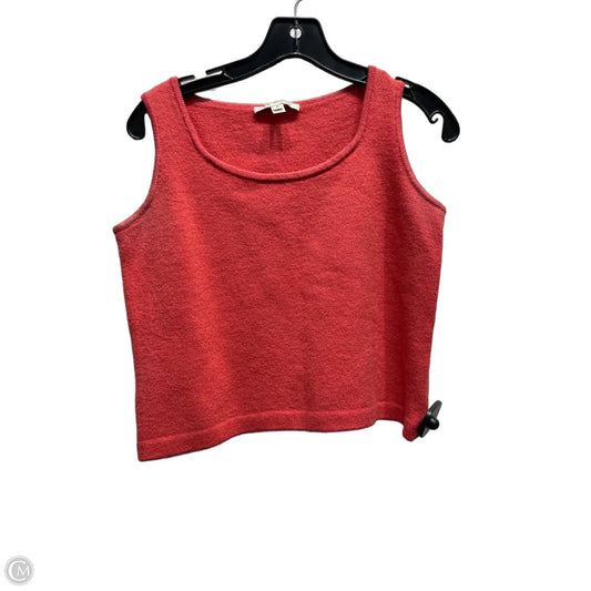 Top Sleeveless Luxury Designer By St John Collection In Coral, Size: S