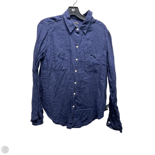 Top Long Sleeve Designer By Lilly Pulitzer In Navy, Size: M