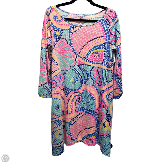 Dress Designer By Lilly Pulitzer In Orange & Pink, Size: M