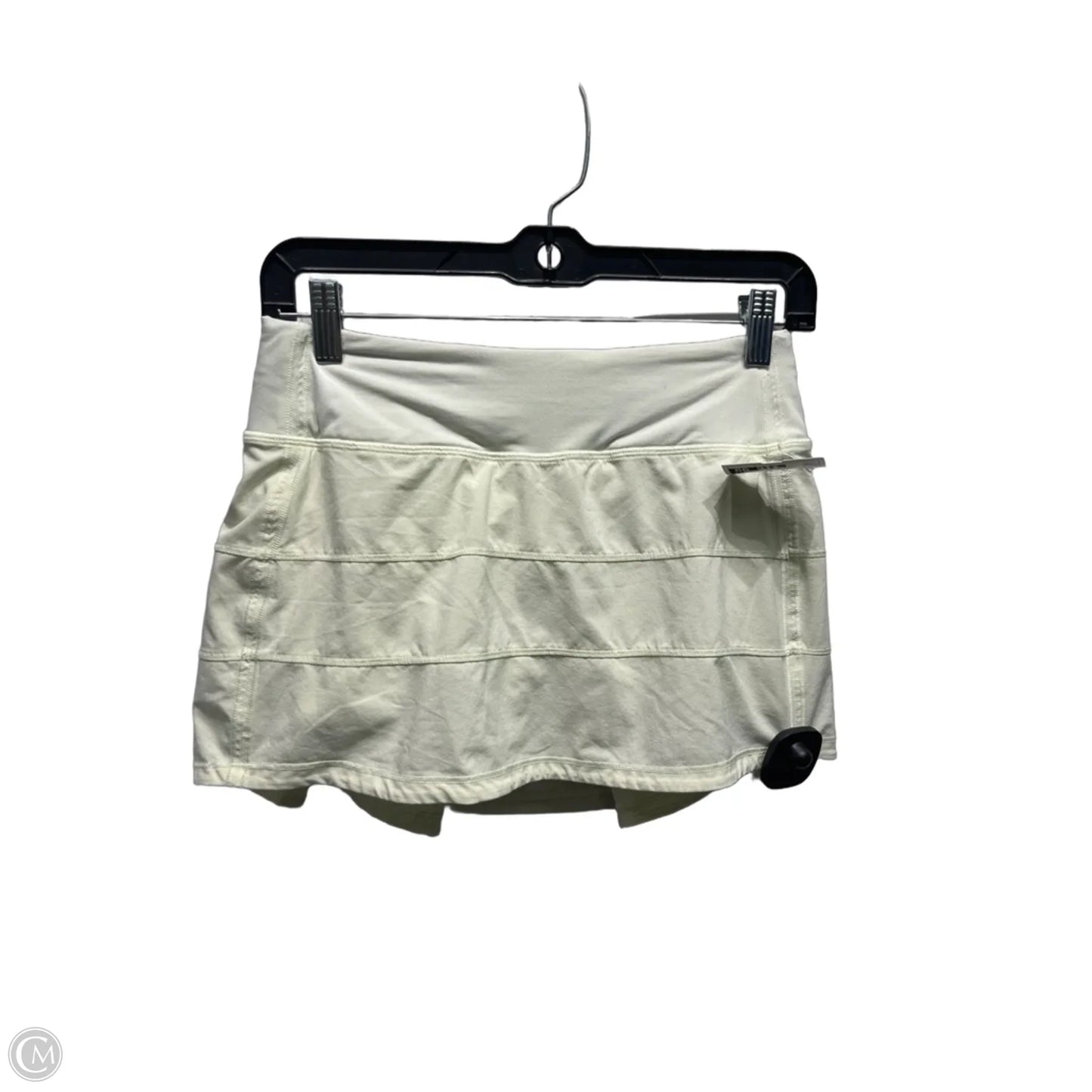 Athletic Skort By Lululemon In Yellow, Size: 4