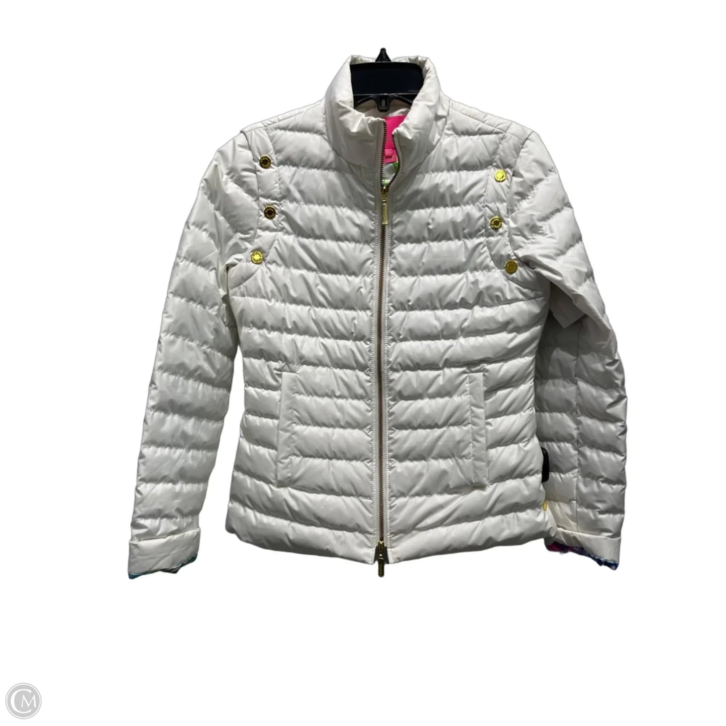 Jacket Designer By Lilly Pulitzer In White, Size: 0p