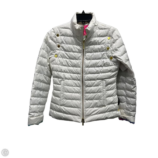 Jacket Designer By Lilly Pulitzer In White, Size: 0p
