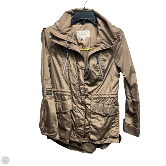Jacket Windbreaker By Bcbgeneration In Tan, Size: Xsp