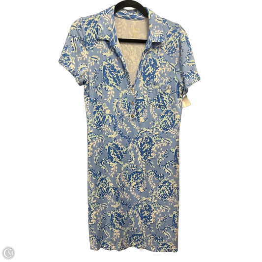 Dress Designer By Lilly Pulitzer In Blue & White, Size: M