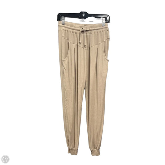 Pants Joggers By Pol In Tan, Size: S