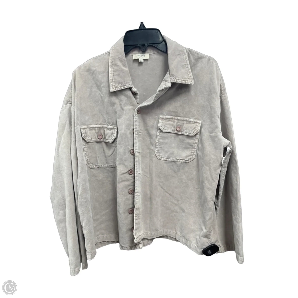 Jacket Shirt By Umgee In Tan, Size: L