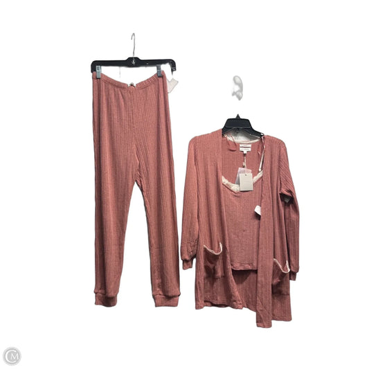 Pants Set 2pc By Blu Pepper In Pink, Size: S