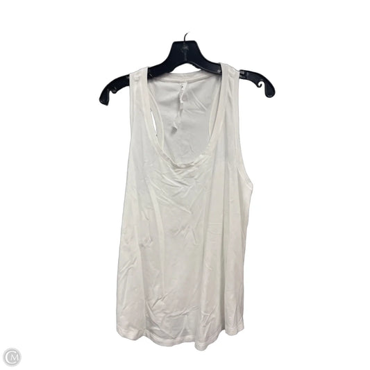 Athletic Tank Top By Lululemon In White, Size: 12