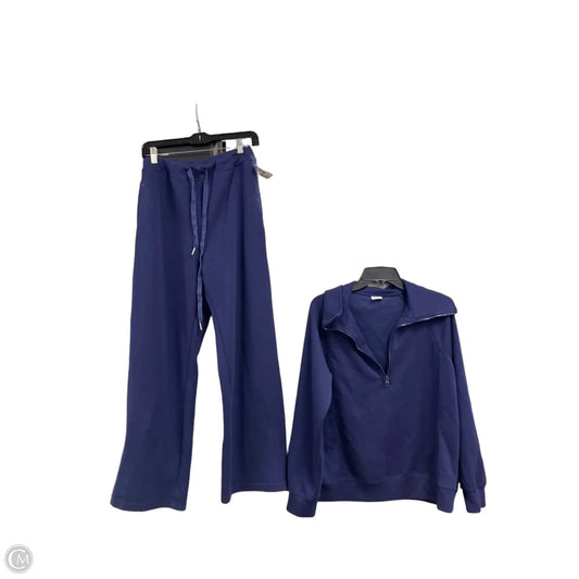 Pants Set 2pc By Xieerduo In Blue, Size: M