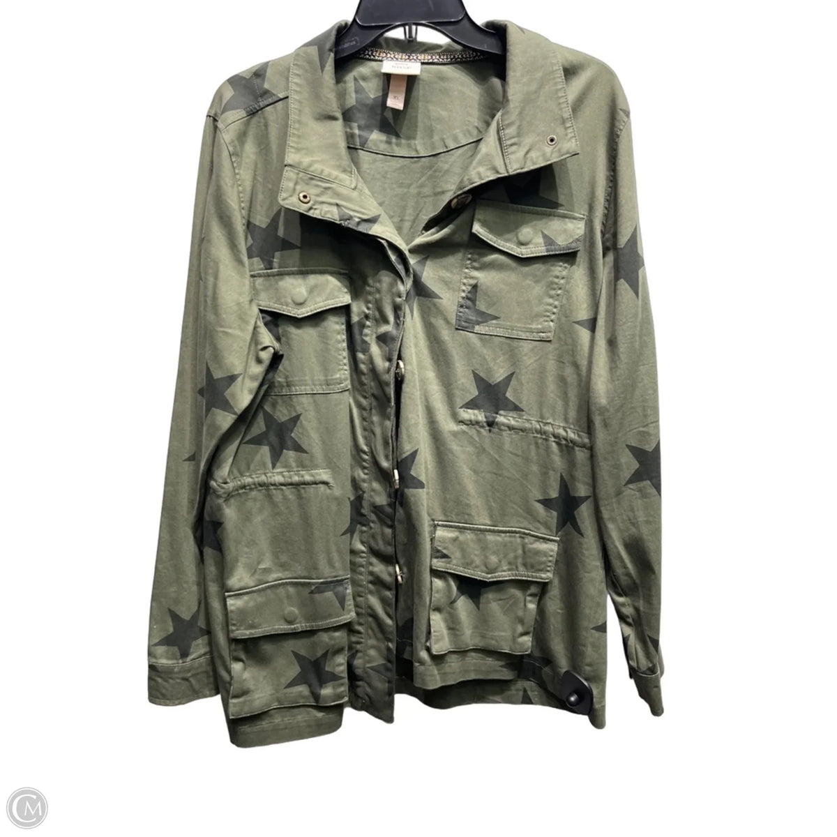 Jacket Utility By Knox Rose In Green, Size: Xl