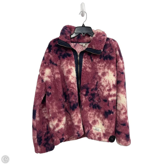 Jacket Fleece By Frye And Co In Pink & Purple, Size: Xl