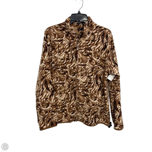 Jacket Fleece By Jason Maxwell In Brown, Size: L