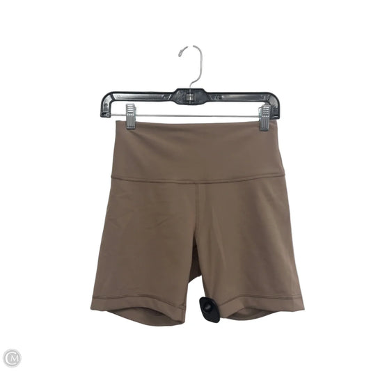 Athletic Shorts By Lululemon In Brown, Size: 8
