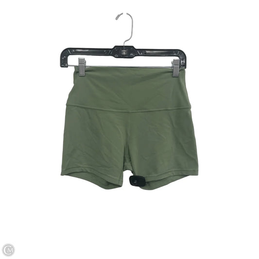 Athletic Shorts By Lululemon In Green, Size: 8