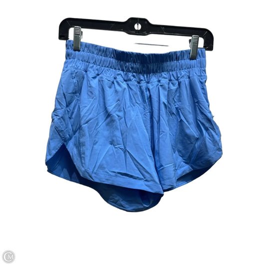 Athletic Shorts By Lululemon In Blue, Size: 8
