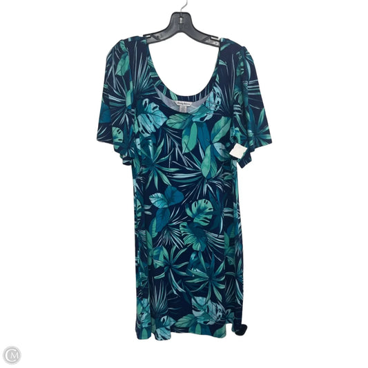 Dress Casual Short By Tommy Bahama In Blue & Green, Size: L