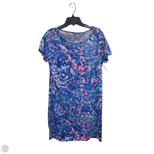 Dress Designer By Lilly Pulitzer In Blue & Pink, Size: L