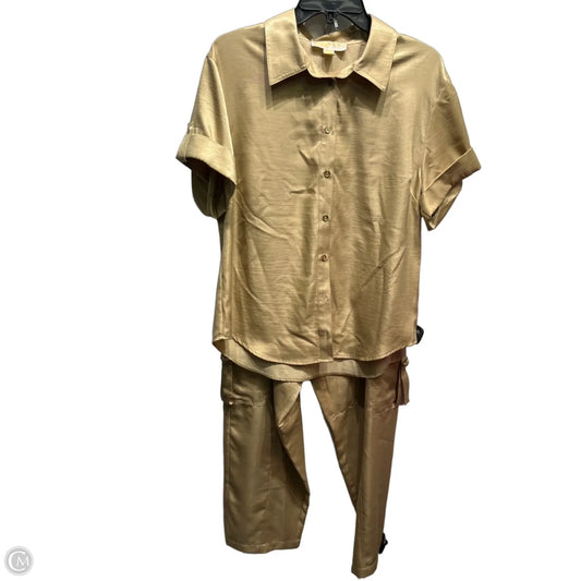 Pants Set 2pc By Michael By Michael Kors In Gold, Size: M
