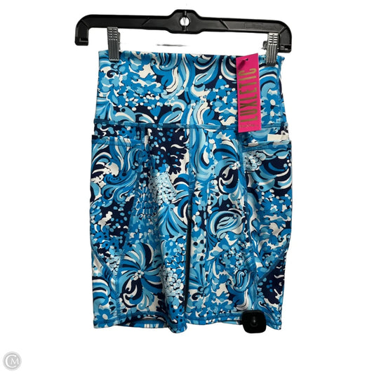 Shorts Designer By Lilly Pulitzer In Blue & White, Size: S