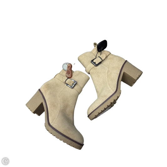 Boots Ankle Heels By Mia In Tan, Size: 8