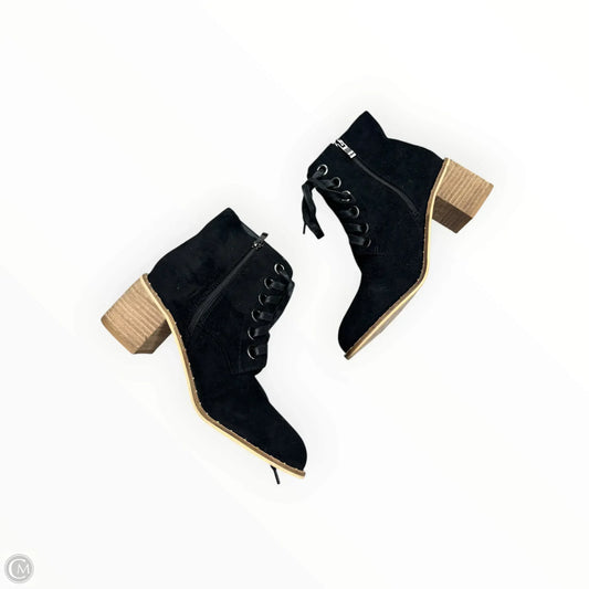 Boots Ankle Heels By BEAST FASHION In Black, Size: 8