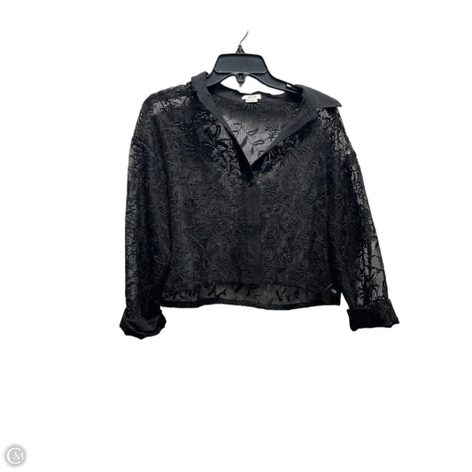 Top Long Sleeve Designer By Jason Wu In Black, Size: M