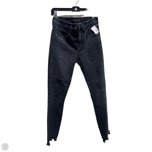 Jeans Skinny By Veronica Beard In Black Denim, Size: 6