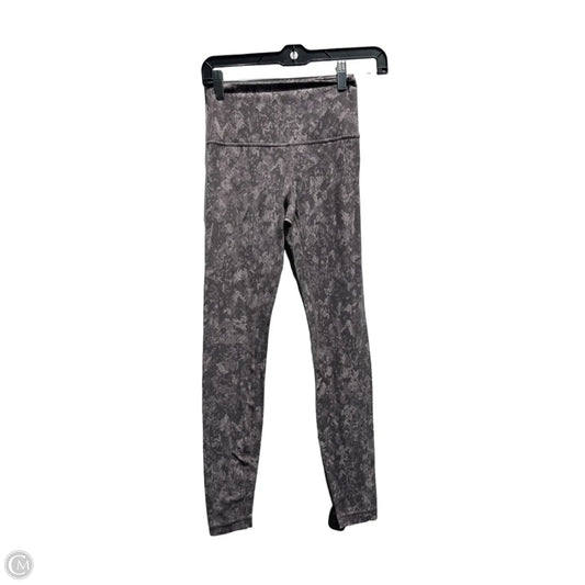 Athletic Leggings By Lululemon In Grey, Size: 4