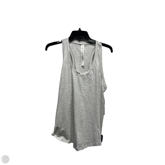 Athletic Tank Top By Lululemon In Grey, Size: 8