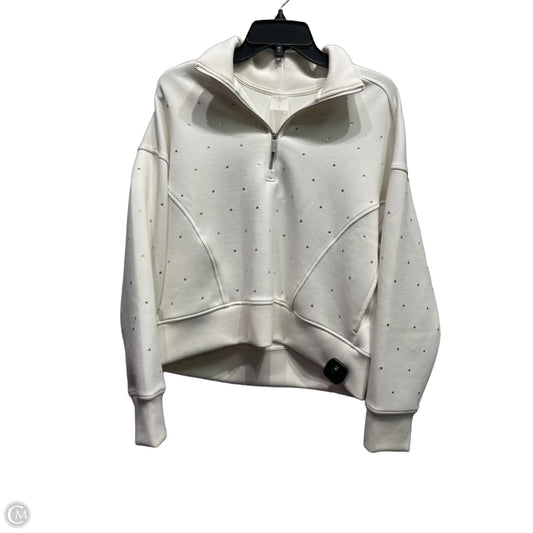 Sweatshirt Collar By Calia In Cream, Size: S
