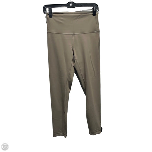 Athletic Leggings By Lululemon In Brown, Size: 8