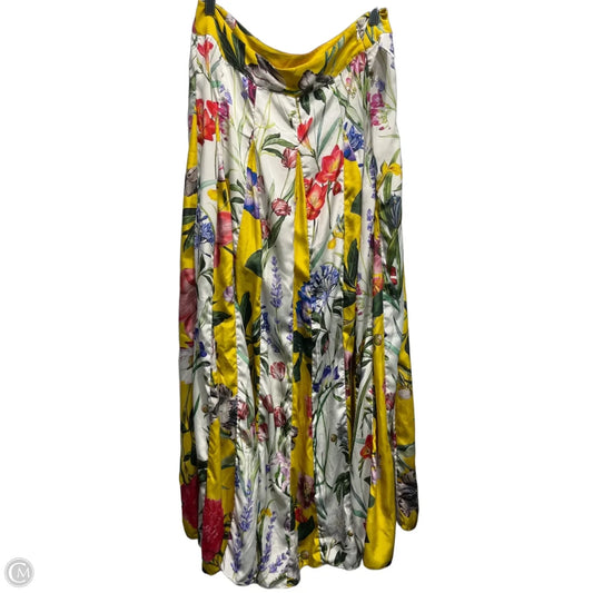 Skirt Maxi By ROCOCO SAND In Pink & Yellow, Size: 10