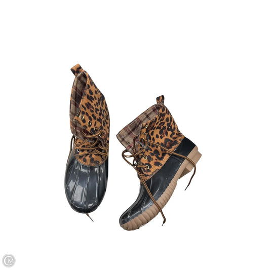 Boots Snow By Yoki In Animal Print, Size: 7.5