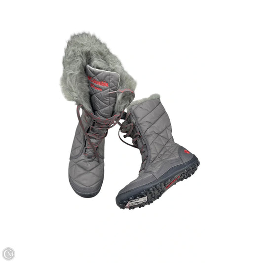 Boots Snow By Columbia In Grey, Size: 8