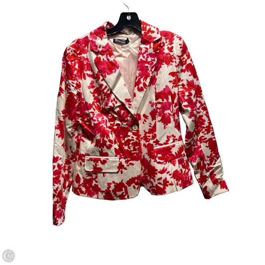Blazer By New York And Co In Red & White, Size: 10